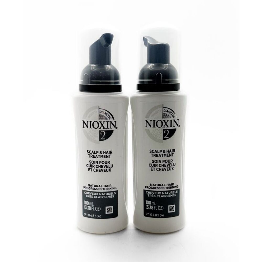 Nioxin System 2 Scalp Treatment 3.38oz (Pack of 2) Packaging style may vary